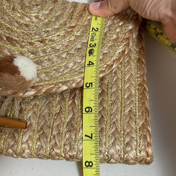 NWT Jute Clutch bag - Picture 7 of 7